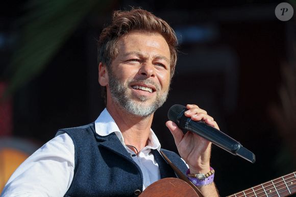 Christophe Mae - Les concerts de la fête de l'humanité sur la Base 217 du Plessis-Pâté, Brétigny sur Orge.
MPP / Bestimage