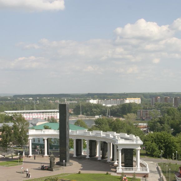 Illustration de la Mordovie, region russe ou va s’installer l'acteur francais Gerard Depardieu - Victory Square a Saransk.
ITAR TASS / BESTIMAGE