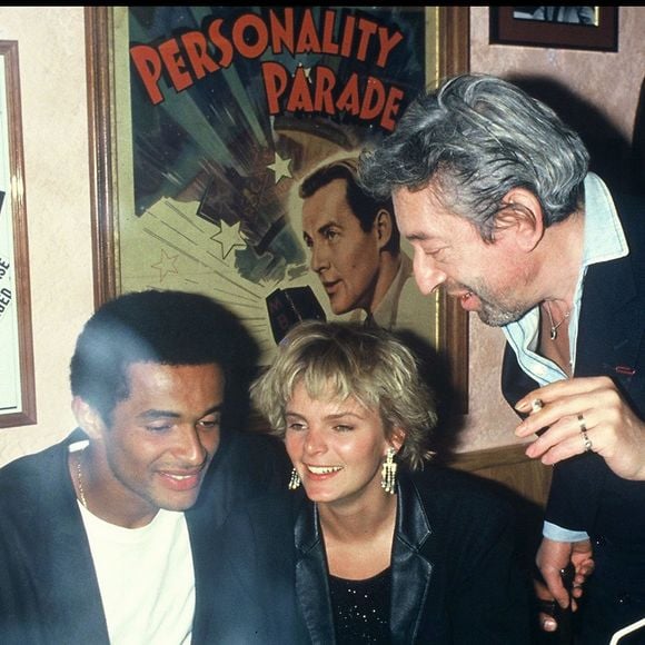 Archives : Serge Gainsbourg et Yannick Noah avec Cecilia Rodhe, lors d’une soirée au City Rock à Paris en 1985.

BERTRAND RINDOFF PETROFF / BESTIMAGE