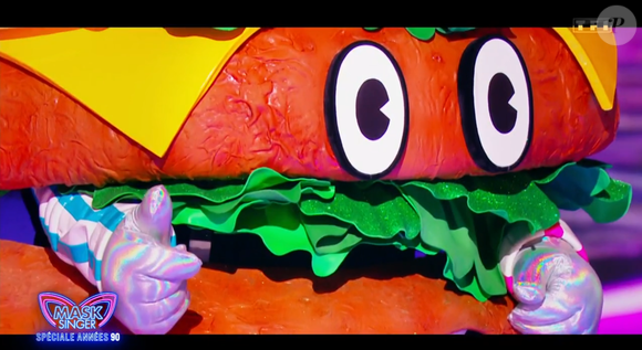 Le Burger dans "Mask Singer", capture d'écran TF1