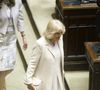 Qui a recyclé sa tenue de mariage pour ce jour si particulier
Le roi Charles III d'Angleterre, prononce un discours devant le Parlement italien, en présence de Camilla Parker Bowles, reine consort d'Angleterre, à Rome, le 9 avril 2025. Le couple royal britannique est en voyage officiel de quatre jours en Italie. Backgrid UK/ Bestimage