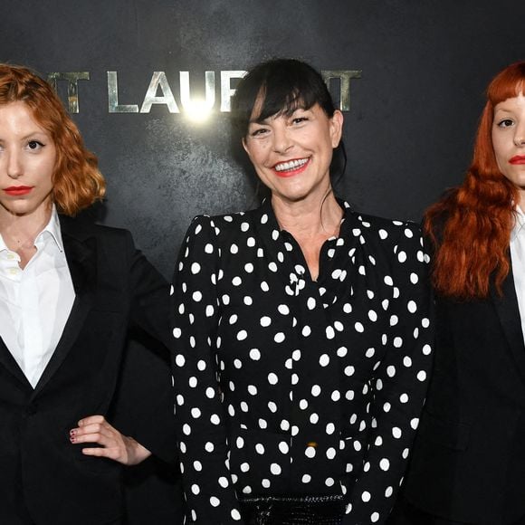 Lio et ses filles Garance et Lea assistent au défilé Saint Laurent Womenswear Spring/Summer 2020 dans le cadre de la Fashion Week de Paris le 24 septembre 2019 à Paris, France. Photo by Laurent Zabulon/ABACAPRESS