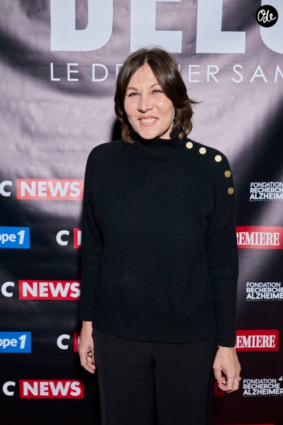 Mathilde Seigner au photocall de la soirée Ciné-concert symphonique "Alain Delon, le dernier Samouraï" au Palais des congrès à Paris le 8 novembre 2024 le jour de son anniversaire.

© Jacovides / Moreau / Bestimage