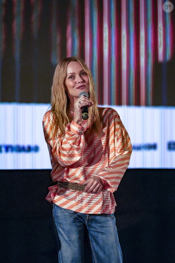Vanessa Paradis présente "L'Arnacœur" au cinéma Pathé Bellecour lors du festival Lumière 2024 à Lyon le 13 octobre 2024.
© Sandrine Thesillat / Panoramic / Bestimage