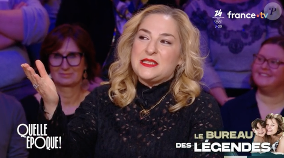 Marilou Berry sur le plateau de "Quelle Époque" le 17 janvier 2026, sur France 2