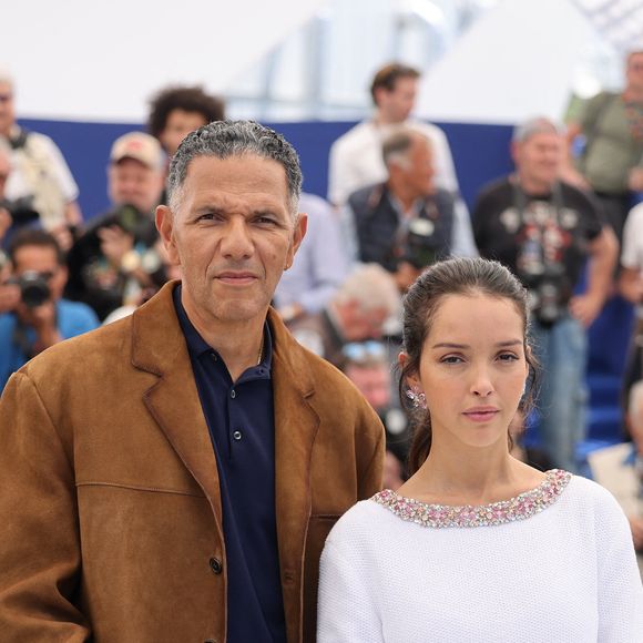 Lyna Khoudri, Roschdy Zem - Photocall du film "13 Jours 13 Nuits" lors du 78ème Festival International du Film de Cannes le 24 mai 2025. © Jacovides-Moreau/Bestimage