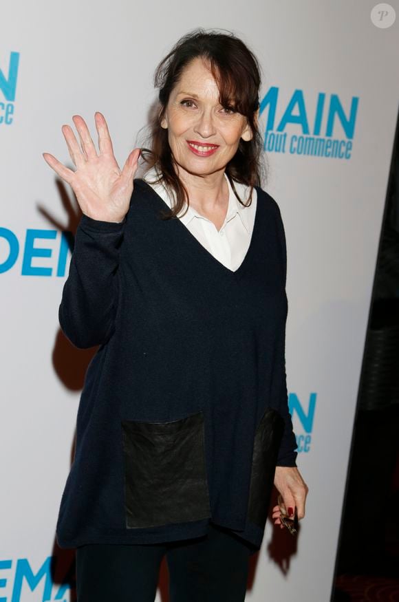 Chantal Lauby lors de l'avant-première du film "Demain tout commence" au Grand Rex à Paris le 28 novembre 2016. Bestimage