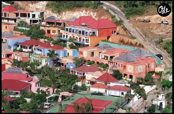 Exclusif - Anse des Flamands hôtel Taiwana - illustration de l'île de Saint-Barthélemy. Daniel Angeli / Bestimage