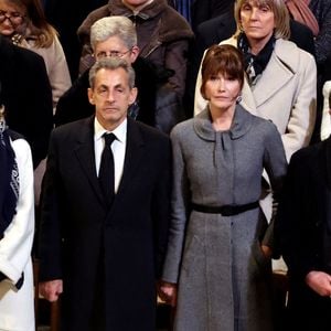 Nicolas Sarkozy et sa femme Carla Bruni - Cérémonie de réouverture de la cathédrale Notre-Dame de Paris
© Dominique Jacovides / Bestimage