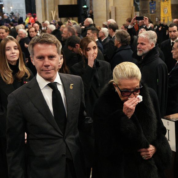 La princesse Vittoria de Savoie, La princesse Clotilde Courau de Savoie, Le prince Emmanuel-Philibert de Savoie, Marina Ricolfi Doria - La cérémonie funéraire de Victor Emmanuel de Savoie, fils du dernier roi d'Italie, en la cathédrale Saint-Jean-Baptiste de Turin, le 10 février 2024.
©SGP / BESTIMAGE