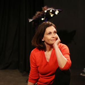 Exclusif - Adeline Blondieau en repetition lors du filage "Les contes d'Adeline" texte et mise en scène de Adeline Blondieau à la comédie Saint-Michel à Paris le 29 Mars 2019. 
© Denis Guignebourg/Bestimage