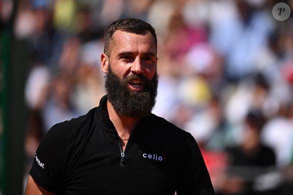 Benoit Paire (FRA) lors de son dernier match de qualification au Monaco Rolex Masters à Monte-Carlo, le 9 avril 2023. Photo par Corinne Dubreuil/ABACAPRESS.COM