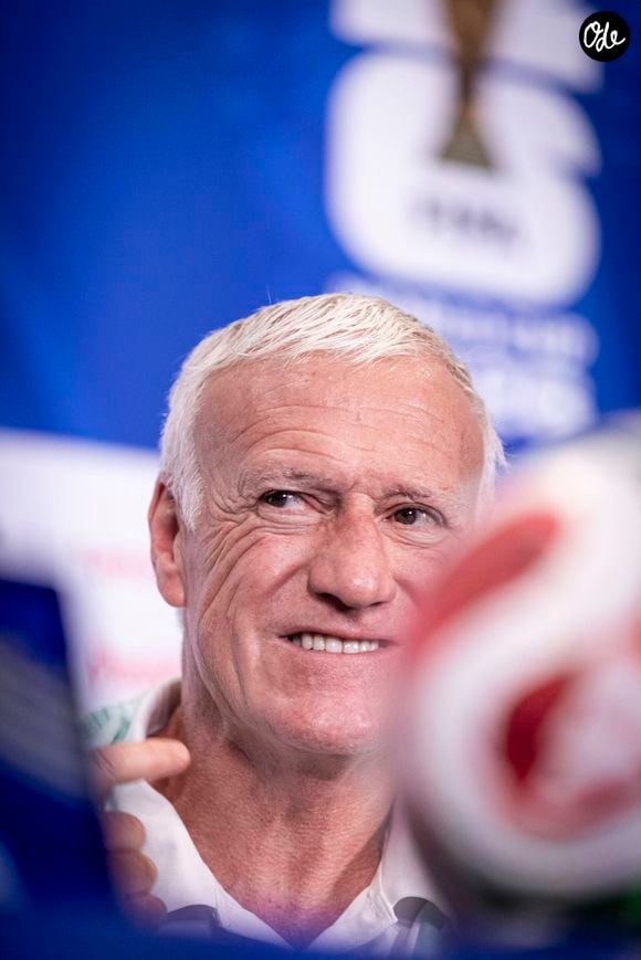 Didier DESCHAMPS, sélectionneur de l'équipe de France, lors de la conférence de presse au Philadelphia Stadium, le 21 juin 2026, à Philadelphie, en Pennsylvanie