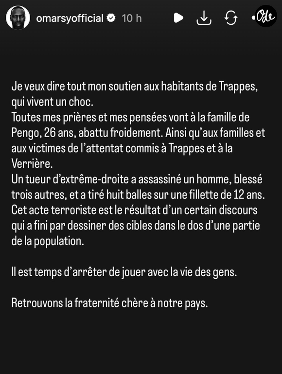 Omar Sy, Instagram