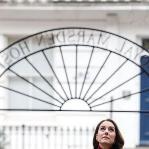 Catherine (Kate) Middleton, princesse de Galles à l'hôpital Royal Marsden, où elle a reçu son traitement contre le cancer, à Londres, Royaume-Uni, le 14 janvier 2025. © Chris Jackson/WPA-Pool/Bestimage