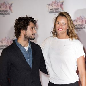 Laure Manaudou et Jérémy Frérot - Arrivées à la 17ème cérémonie des NRJ Music Awards 2015 au Palais des Festivals à Cannes, le 7 novembre 2015.