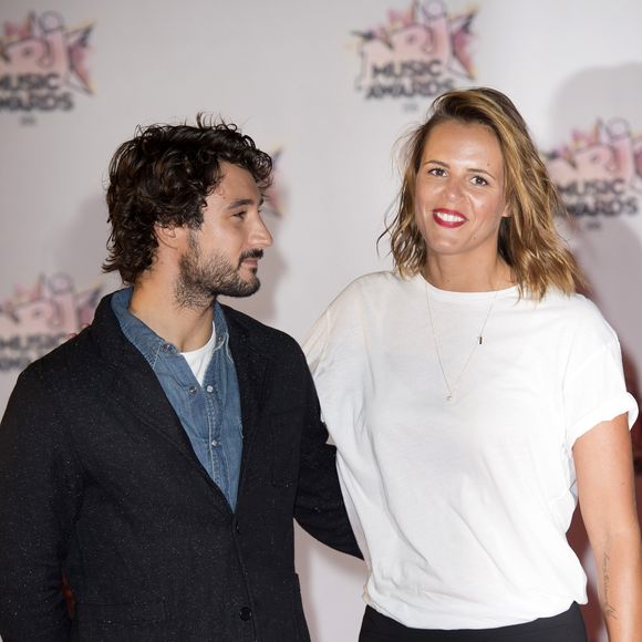 Laure Manaudou et Jérémy Frérot - Arrivées à la 17ème cérémonie des NRJ Music Awards 2015 au Palais des Festivals à Cannes, le 7 novembre 2015.