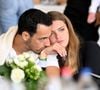 Ils sont ainsi apparus très complices, déguisés en Andalous, en train de danser et de chanter.
Diego El Glaoui avec sa nouvelle compagne Maxime Teissier, Miss Languedoc 2023 dans l'Espace VIP lors de la 10ème édition du "Longines Paris Eiffel Jumping" à la Plaine de Jeux de Bagatelle à Paris, France, le 22 juin 2024. © Perusseau-Veeren/Bestimage
