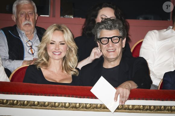 Exclusif - Adriana Karembeu et son compagnon Marc Lavoine - Concerto pour la paix de Omar Harfouch au théâtre de Béziers le 8 mai 2025. Aujourd'hui, au Théâtre Municipal de Béziers, une salle comble assistait à un événement attendu : le retour d'O. Harfouch dans la ville où tout a commencé pour son Concerto pour la Paix. © Jack Tribeca / Bestimage