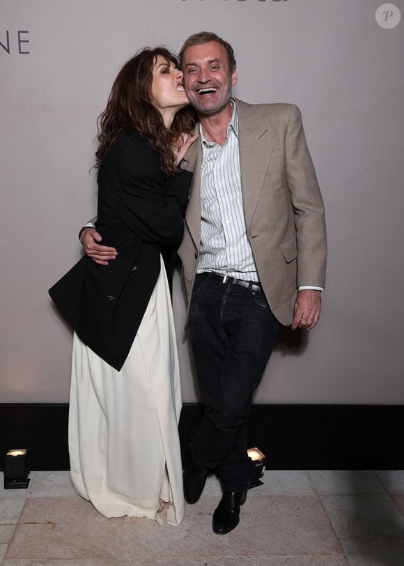 Exclusif - Doria Tillier et Augustin Trapenard lors de la soirée anniversaire des 25 ans de la Terrasse de Albane pendant le 79ème Festival International du Film de Cannes, France, le 15 mai 2026. © Denis Guignebourg/Bestimage