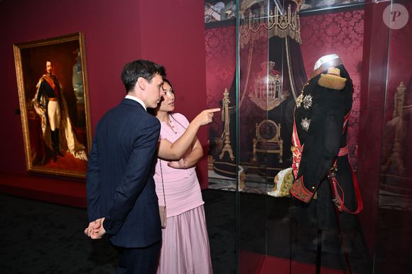 Louis et Marie Ducruet - Le prince Albert II de Monaco a inauguré l'exposition "Monaco et les Napoléon(s) - Destins croisés", au Grimaldi Forum à Monaco, le 10 juillet 2025.
 © Bruno Bebert / Bestimage