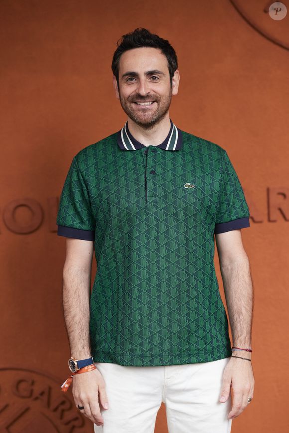 Camille Combal - Les célébrités au village lors des Internationaux de France de tennis de Roland Garros à Paris.
© Jacovides-Moreau/Bestimage