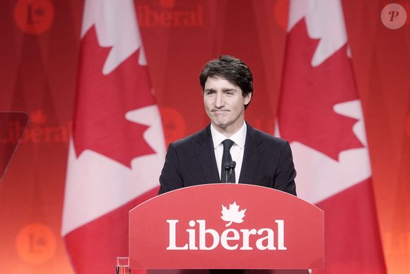 9 mars 2025, Ottawa (Ontario), Canada — L'ancien Premier ministre Justin Trudeau termine son discours lors de l’événement sur le leadership libéral à Ottawa, le dimanche 9 mars 2025.
(Crédit photo : © Justin Tang / The Canadian Press via ZUMA Press)