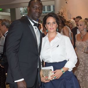 Omar Sy et sa femme Hélène - Arrivées - 68ème gala de la croix rouge Monégasque dans la salle des Etoiles du Sporting Monte-Carlo à Monaco, le 23 juillet 2016. © Palais Princier/Pierre Villard/Monte Carlo Société des Bains de Mer via Bestimage