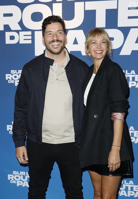 Redouane Bougheraba, Caroline Anglade - Avant-Première "Sur la Route de Papa" UGC Bercy à Paris le 16 juin 2025. © Marc Ausset-Lacroix/Bestimage
