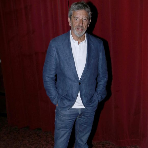 Exclusif - Michel Cymes - Stéphane Freiss est élevé au grade d'Officier de l'ordre des Arts et des Lettres au théâtre Antoine à Paris, France, le 13 Mai 2024.  Stéphane Freiss a reçu cette distinction après avoir été nommé chevalier de l'ordre des Arts et des Lettres en 2013. © Bertrand Rindoff / Bestimage