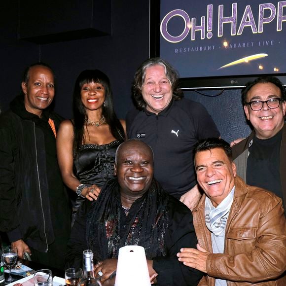 Exclusif - Pierre-Jean Chalençon, Vincent Mc Doom, BB Ange, Magloire, Dominique-Damien Réhél lors de la soirée Tremplin des talents de Christian Lebon au cabaret Oh! Happy Paris le 24 octobre 2021.

© Cédric Perrin / Bestimage