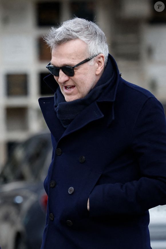 Laurent Ruquier - Obsèques d'Isabelle Mergault à la Coupole du Père-Lachaise à Paris le 30 mars 2026. © Cyril Moreau - Dominique Jacovides / Bestimage