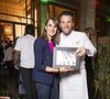 Bérangère Loiseau revient sur l'héritage laissé par son père, le chef Bernard Loiseau
Norbert Tarayre, Bérangère Loiseau lors de l'inauguration du Restaurant & Bar 19.20 by Norbert Tarayre à l'hôtel Prince de Galles à Paris. ©
Pierre Perusseau / Coadic Guirec / Bestimage