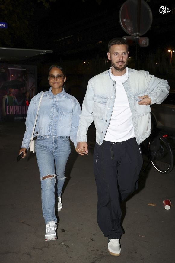 Christina Milian et son mari Matt Pokora ont assisté au concert de Drake à Paris, le 08/09/2025. Crédit Backgrid USA / Bestimage