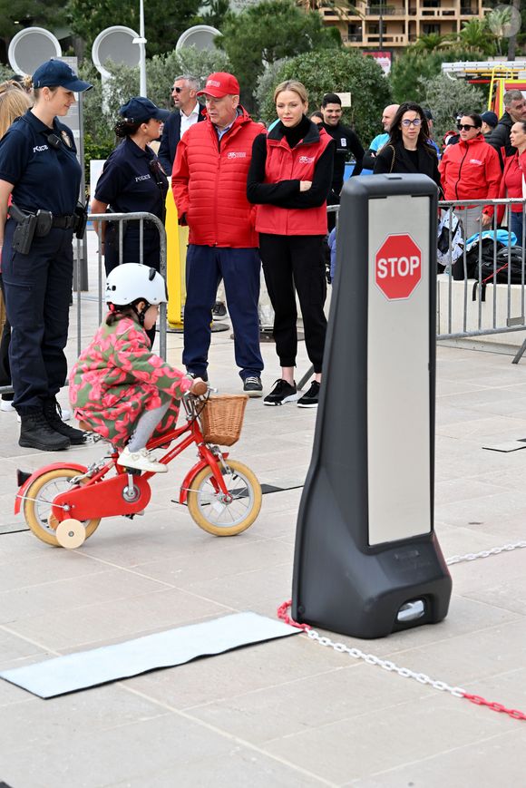 Le prince Albert II de Monaco et la princesse Charlene ont participé au " Road Safety Day ", organisée par la Fondation Princesse Charlene, Monaco, 29 mars 2026.