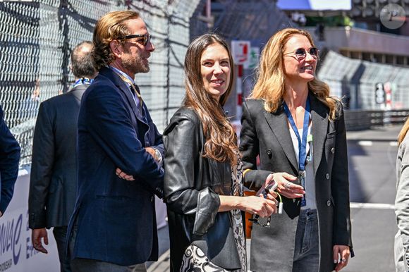 Andrea Casiraghi, sa femme Tatiana Santo Domingo, sur la grille de départ durant le Monaco E-Prix 2026, Round 9, le 16 mai 2026. Photo : Bruno Bebert/Bestimage