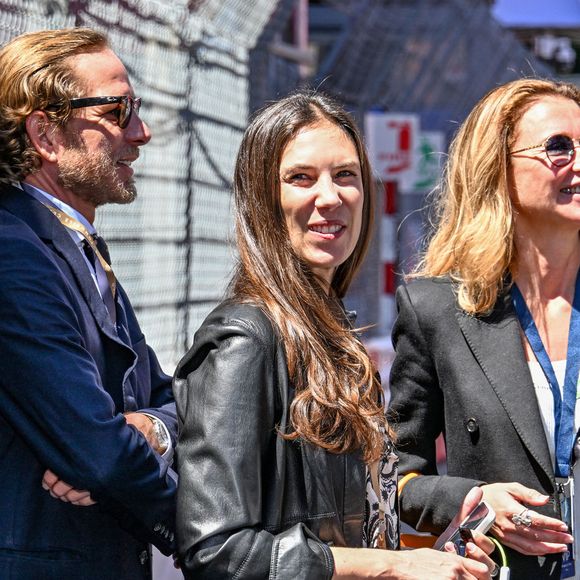 Andrea Casiraghi, sa femme Tatiana Santo Domingo, sur la grille de départ durant le Monaco E-Prix 2026, Round 9, le 16 mai 2026. Photo : Bruno Bebert/Bestimage