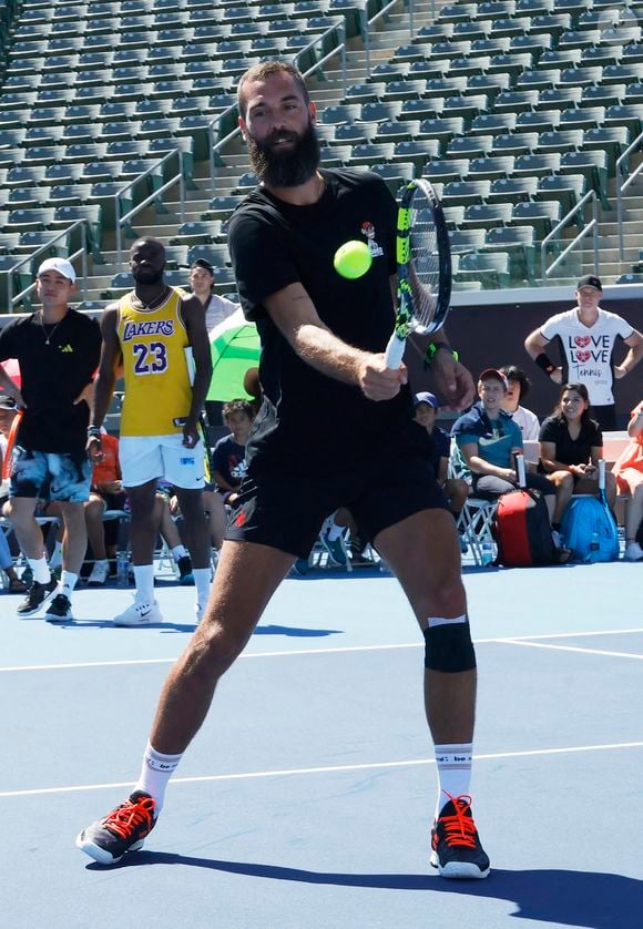 Benoit Paire, Conférence de presse de The Ultimate Tennis Showdown au Dignity Health Sports Park à Carson, CA, USA le 20 juillet 2023. Photo by Fati S/ABACAPRESS.COM