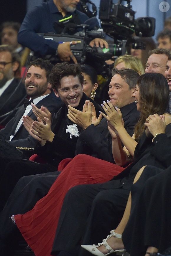 Timothée Chalamet et sa compagne Kylie Jenner à la cérémonie David di Donatello Awards  à Rome, le 7 mai 2025. Backgrid UK/ Bestimage