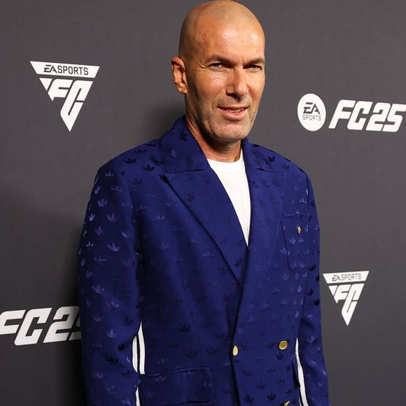 Zinédine Zidane lors de la présentation du jeu EA Sports FC25 à Madrid le 26 septembre 2024.
Crédit : Cordon / Bestimage