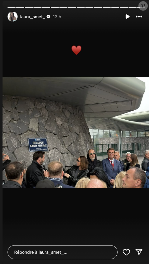 Elle est alors revenue sur un point commun que partagent son fils, Léo et son père Johnny Hallyday.