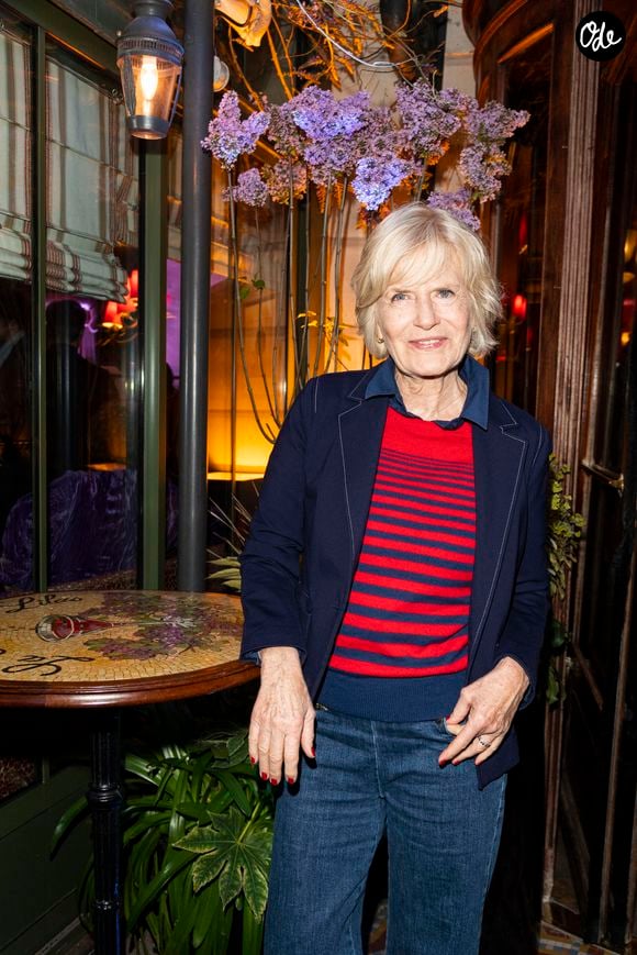 Catherine Ceylac pose lors de la remise du prix littéraire "La Closerie des Lilas" à la Closerie des Lilas à Paris, le 18 avril 2023. Le prix littéraire de la Closerie des Lilas a été décerné à la romancière Y. Ghata pour "Le Testament du prophète".© Pierre Perusseau/Bestimage