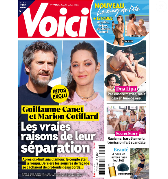 Numéro du 4 juillet 2025 de "Voici"