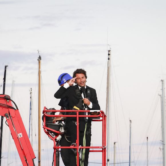 Exclusif - Bertrand Chameroy - Plateau de l'émission "C à vous" lors du 78ème Festival International du Film de Cannes le 23 mai 2025. © Jack Tribeca / Bestimage