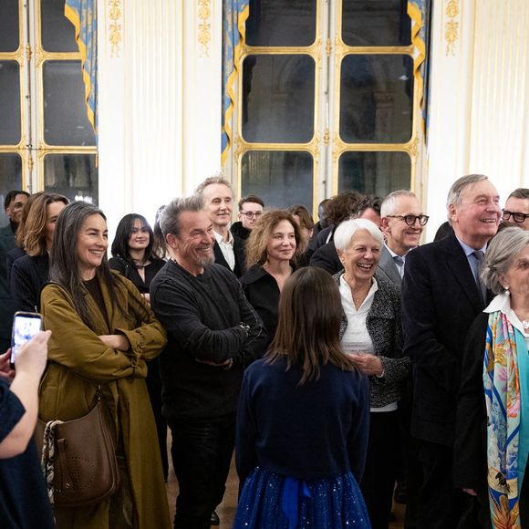 Azucena Caamaño, Florent Pagny - Cérémonie de la remise de la médaille de chevalier de l'ordre des arts et des lettres à Alexandre Kirchhoff, PDG du label Capitol Music France par R.Dati au Ministère de la Culture à Paris le 9 janvier 2026.
Cyril Moreau / Bestimage