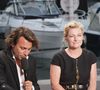 Il remplace Matthieu Noël
Exclusif - Bertrand Chameroy, Anne-Elisabeth Lemoine - Plateau de l'émission "C à vous" lors du 77ème Festival International du Film de Cannes le 21 mai 2024. © Jack Tribeca/Bestimage No Web - Belgique et Suisse