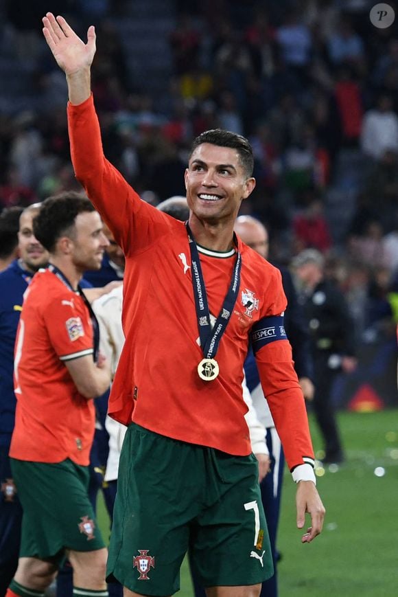 Cristiano Ronaldo - Finale de la Ligue des Nations 2025 entre le Portugal et l'Espagne à Munich le dimanche 8 juin 2025. © Imago / PsnewZ / Bestimage