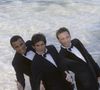 Archives - Dans les caraibes, à Saint-Barthélemy, le groupe 2BE3, Frank Delay, Filip Nikolic et Adel Kachermi le 12 mars 1998.  
Crédit : Michel MARIZY via Bestimage
