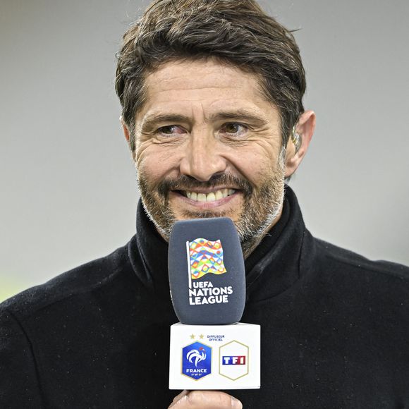 Bixente Lizarazu pour Telefoot sur TF1 TV lors du match de football UEFA Nations League France VS Croatie le 23 mars 2025 au Stade de France à Saint-Denis près de Paris, France. Photo by Joly Victor/ABACAPRESS.COM