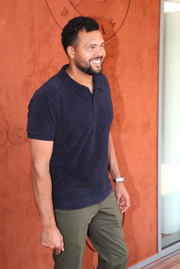 Exclusif - Jo-Wilfried Tsonga - Célébrités aux Internationaux de France de Tennis de Roland Garros 2023 - Jour 12 à Paris le 08 Juin 2023. 

© Bertrand Rindoff / Bestimage